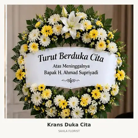 Krans Bunga Duka Cikalong Wetan